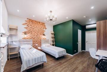 Двухместный номер с 2 отдельными кроватями в Отеле Oversize Piter Hotel